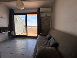 Studio mezzanine climatisé 4 pers à Le Barcarès - FR-1-799-56 - 7