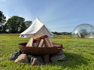 Star Gazing Cozy Hot Tent with Log Burner - Llanfairpwllgwyngyll - 1