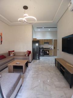 Studio Moderne avec Vue sur piscine et proche de la plage à Ocean Park Zenata Eco City - 9