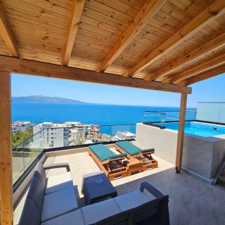 Coastal Retreat Paradise and Sunset View from the private pool - Sarandë - 9