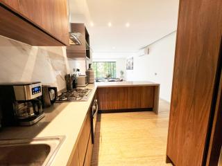 Modern Apartment with Private Terrace and Golf Course View, free parking in Puerto Aventuras - Puerto Aventuras - 7