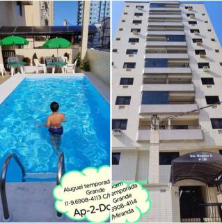 Pertinho da Praia2, Piscina, 2 Banheiros, 2 Dorm, 1 Suíte - Praia Grande - 8
