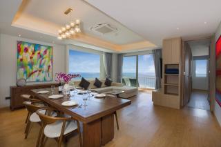 Chic Design & Full Seaview 2BR Karon Condo 16C, near Beach - Strand Karon - 6