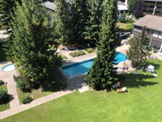 Laax with indoor and outside pool, sauna, 200 Meter to Ski lift , Fitnessroom, Tennis Place, Joyroom, Parkstadion Reserve - Laax - 9