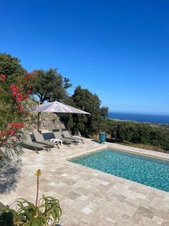 LUMIO Élégance & Calme absolu avec piscine et vue mer - Lumio - 9