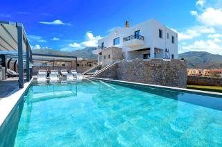 Grey Grand Villa Privater Pool - Asprouliánoi - 9