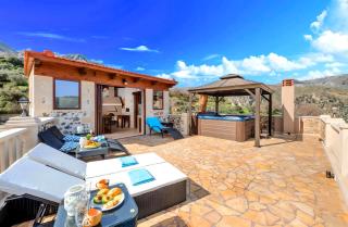 Petralis Luxus Villa Pool Whirlpool - - 4
