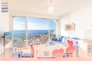 Amazing Sea View T2- Near Monaco - Beausoleil - 0