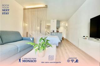 Splendid Studio With Swimming Pool Near Monaco - Beausoleil - 0