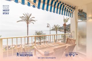 Stunning Beachfront Apartment With Parking - Roquebrune-Cap-Martin - 0