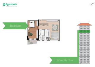Skyline view Biancamano 1 bdr with balcony by Rentopolis - 5