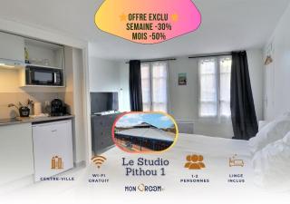 Le Petit Pithou - studio équipé simple et plein coeur de la ville 2 - Troyes - 0