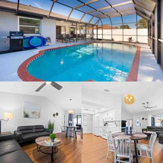 Private retreat sleeps 6 with oversized heated pool! - Venice - 0