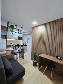 Studio 306, decorado com garagem e ar-condicionado - 0