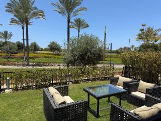 Marassi North Coast Ground floor 3 bedrooms Direct on The Address Golf course - Access to Crystal Lagoon -Steps to El Alamein hotel & Marina - Banī Ghālib - 0