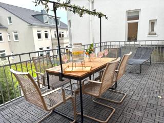 SuperHosts ZENTRUM - Parkplatz - TERRASSE - King-Bett - NETFLIX - Brema - 8