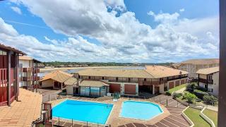 V-Landes 09-Vieux Boucau Joli appartement pour 6 personnes avec terrasse dans résidence avec piscine - 0