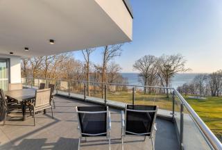 Penthouse Apartment mit Sauna und Dachterrasse mit Haffblick - - 8