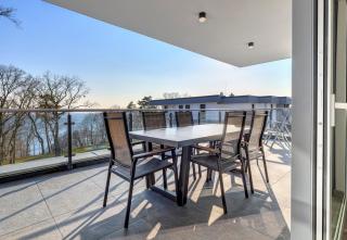 Penthouse Apartment mit Sauna und Dachterrasse mit Haffblick - - 9