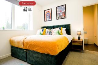 2 Bedroom Apartment By Littlepiggyrentals Short Lets & Serviced Accommodation Stevenage With Free Parking, Gym & Roof Garden - Stevenage - 9