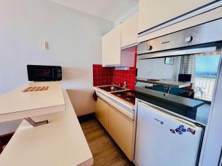 Studio cosy à Quiberon, 27m², 1er étage, 3 pers, animaux admis, parking, face mer - FR-1-478-98 - Quiberon - 2