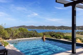 Villa with panoramic view and heated pool - Bonifacio - 0