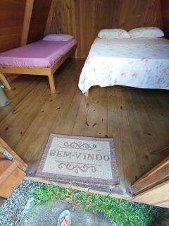 Cabana 7 com Ar condicionado e area de cozinha e banheiro compartilhado a 10 minutos do Parque Beto Carrero - 3