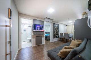 501- Apart com piscina vista ao mar em Bombas - 3