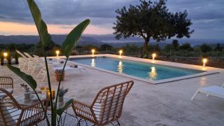 Stone villa Halepa panoramic view, private pool,big garden & quiet - Néon Khoríon - 0