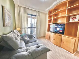 Flat Residencial Moema garagem internet limpeza e sacada - São Paulo - 2