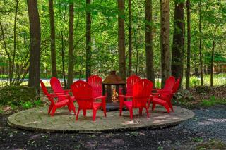 Tawny and Peaceful Game Room Firepit PatioDeck Workspace - Arrowhead Lake - 9