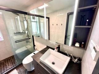 20 million luxury three-bedroom smart home, large projector, cooking, Zhujiang New Town CBD, Canton Fair, Guangzhou Tower, Tianhui Shopping District, IGC, family travel, Liede subway station - Canton - 4