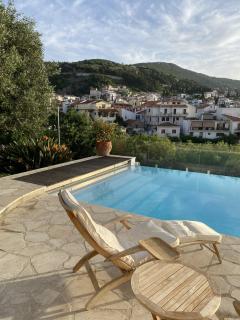 A panoramic Aegean Hideaway with pool in Ano Vathi, Samos - Vathý - 9