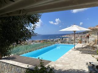 A panoramic Aegean Hideaway with pool in Ano Vathi, Samos - Vathý - 8