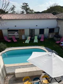 Le Clos des Figuiers villa pool and jacuzzi - 8