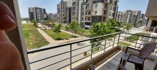 Fully finished 3-bedroom, 3-bathroom apartment with garden view in Jana Compound, Sheikh Zayed near Hyperone - Sheikh Zayed - 1