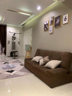 A modern serviced apartment with private garden in Sheikh Z - Sheikh Zayed - 7