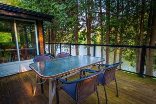 Le Chalet Brun, jacuzzi en bord de lac - Saint Adolphe D'Howard - 6