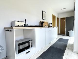 LTA Apartment Ingolstadt Irgertsheim-5 Schlafzimmer-Einzelbetten-WLAN-Waschmaschine - Ingolstadt - 7