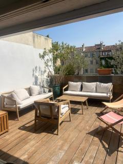 Duplex avec grande terrasse vieux port parking gratuit - Marsella - 0