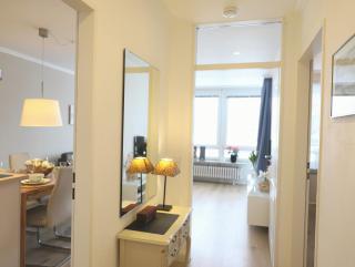 Im Zentrum von Westerland gelegene Ferienwohnung mit Westbalkon und schönem Ausblick - Westerland - 5