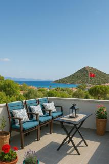 Villa with private pool and unique sea view in Çeşme - Çeşme - 9