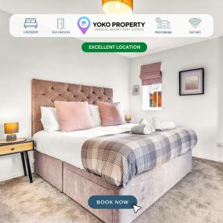 Wheatley House - Great Location - Free Parking, Self-Check-In, Fast Wifi and Smart TVs by Yoko Property - Milton Keynes - 0