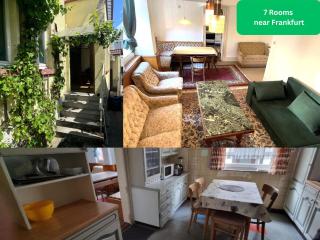 3 Floor XXL House, 7 Rooms, 2 Kitchen, 15 Minutes to Frankfurt, Washing Machine - Kelkheim (Taunus) - 0