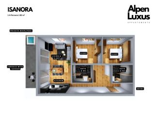 ISANORA with Private Whirlpool & Garden - an AlpenLuxus Appartement, Zillertal - Fügen - 9