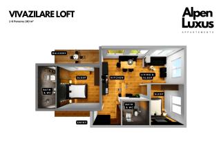 VIVAZILARE Loft with Balcony und Car Park - an AlpenLuxus Appartement, Zillertal - Fügen - 9