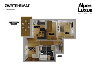 ZWEITE HEIMAT with Garden & Underground Parking Space - an AlpenLuxus Appartement, Zillertal - Fügen - 9