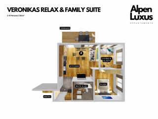 VERONIKAS Relax & Family Suite - an AlpenLuxus Appartement, Zillertal - Fügen - 9