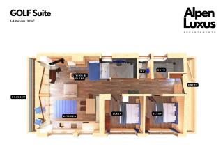SportLodge' GOLF SUITE with Pool, Whirlpool & Sauna - an AlpenLuxus Appartement, Zillertal - Kleinboden - 9