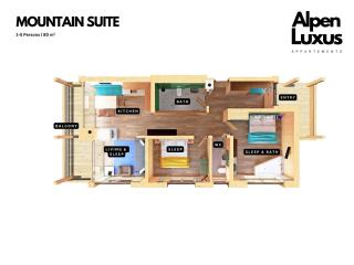 SportLodge' MOUNTAIN SUITE with Pool, Whirlpool & Sauna - an AlpenLuxus Appartement, Zillertal - Kleinboden - 9